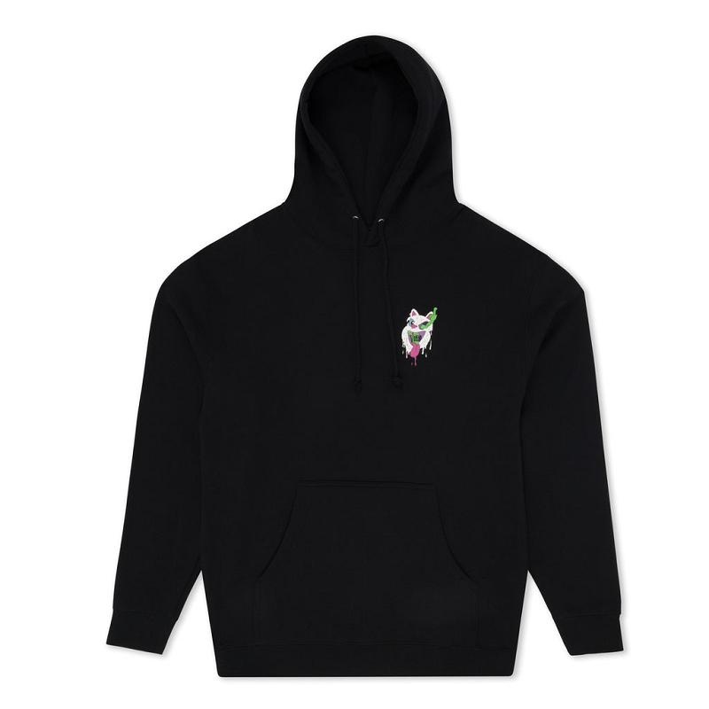 Black Ripndip Slimy Boys Hoodie | USAWY2480