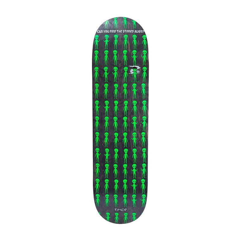 Black Ripndip Stoned Again Skateboard | USAHK2275