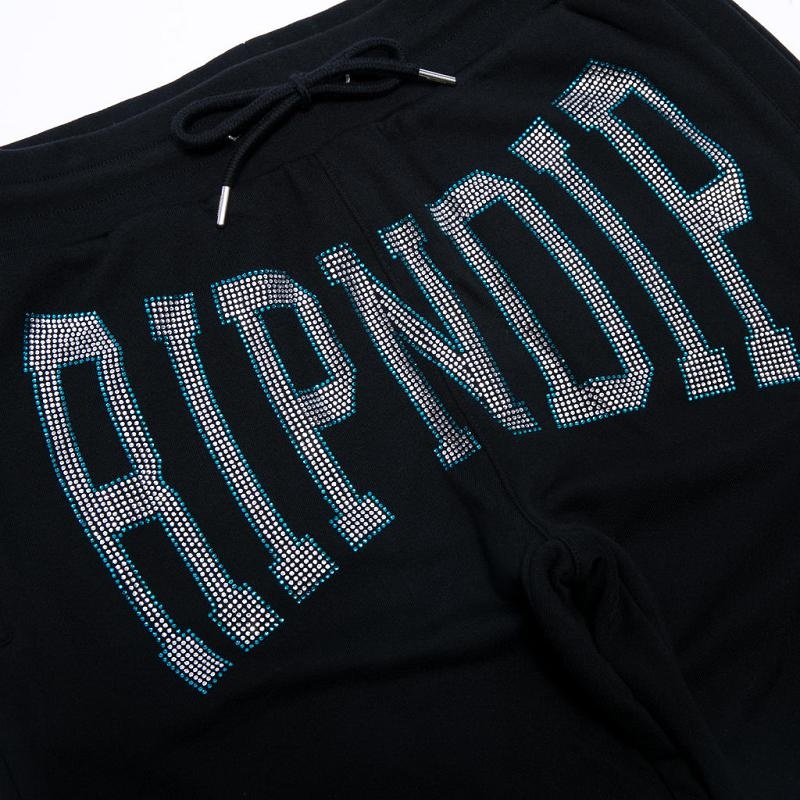 Black Ripndip Summer Revenge Rhinestone Sweatpants | USAPQ2886