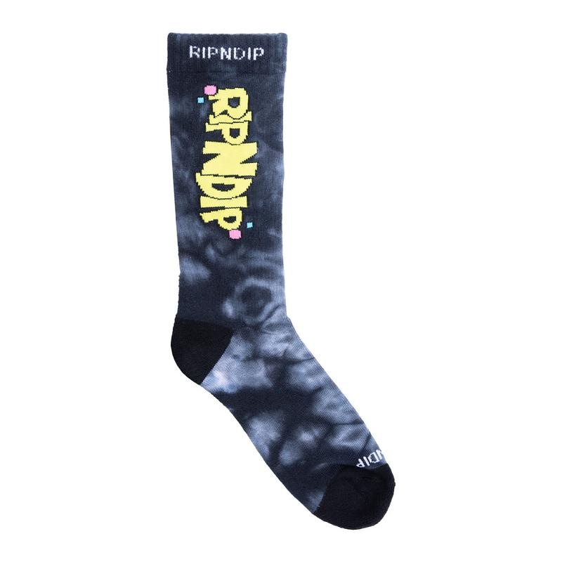 Black Ripndip Super Sanerm Socks | USAMA2326