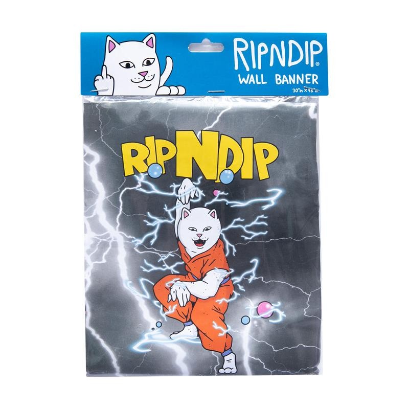 Black Ripndip Super Sanerm Wall Banner Accessories | USATV2108