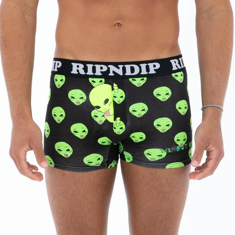 Black Ripndip We Out Here Boxer | USALH2385