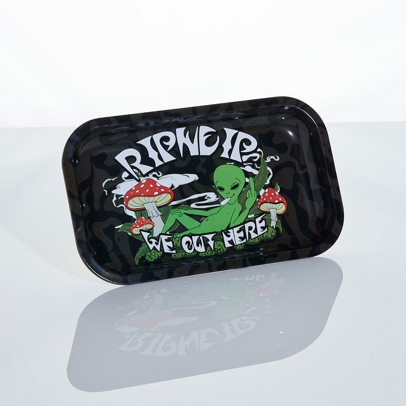 Black Ripndip We Out Here Rolling Tray Accessories | USAUT2162