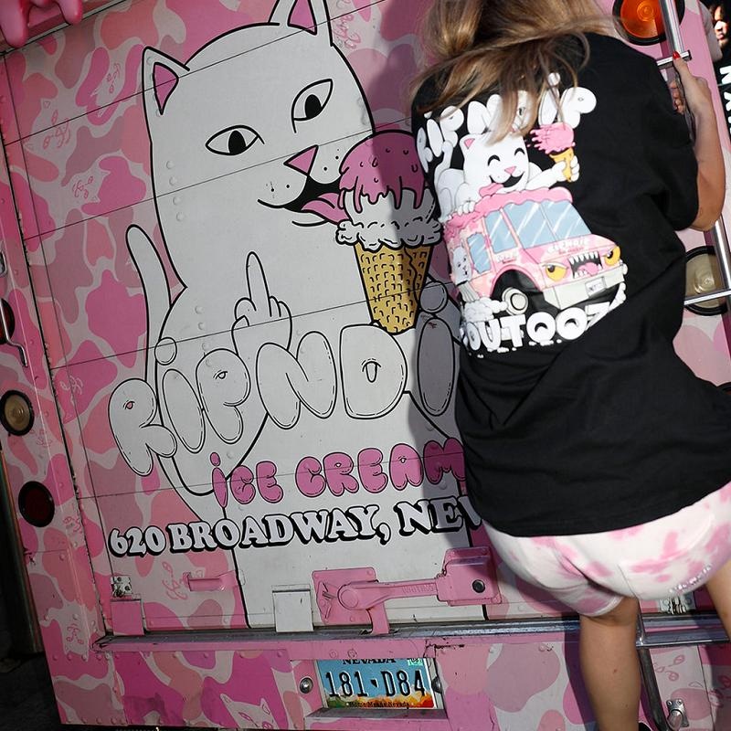 Black Ripndip Youtooz Crazy Cream Truck Shirts | USAXF2759