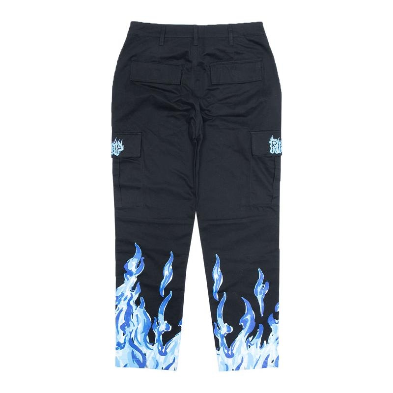 Black Ripndip Zeta Cargo Pants | USATV2607