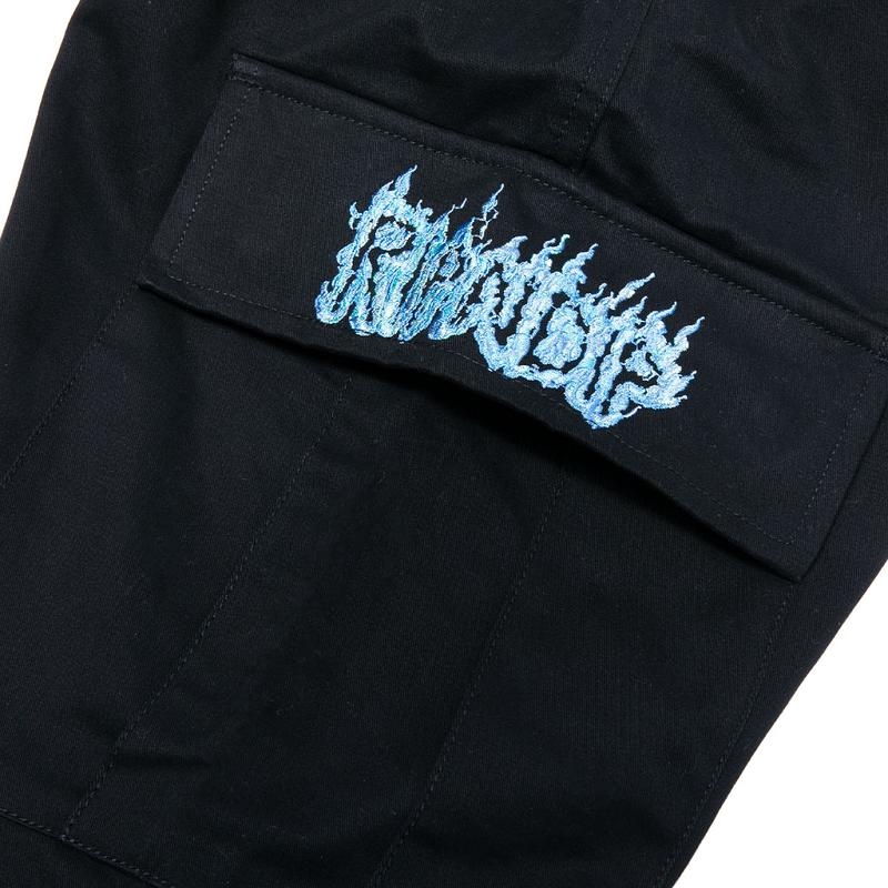 Black Ripndip Zeta Cargo Pants | USATV2607