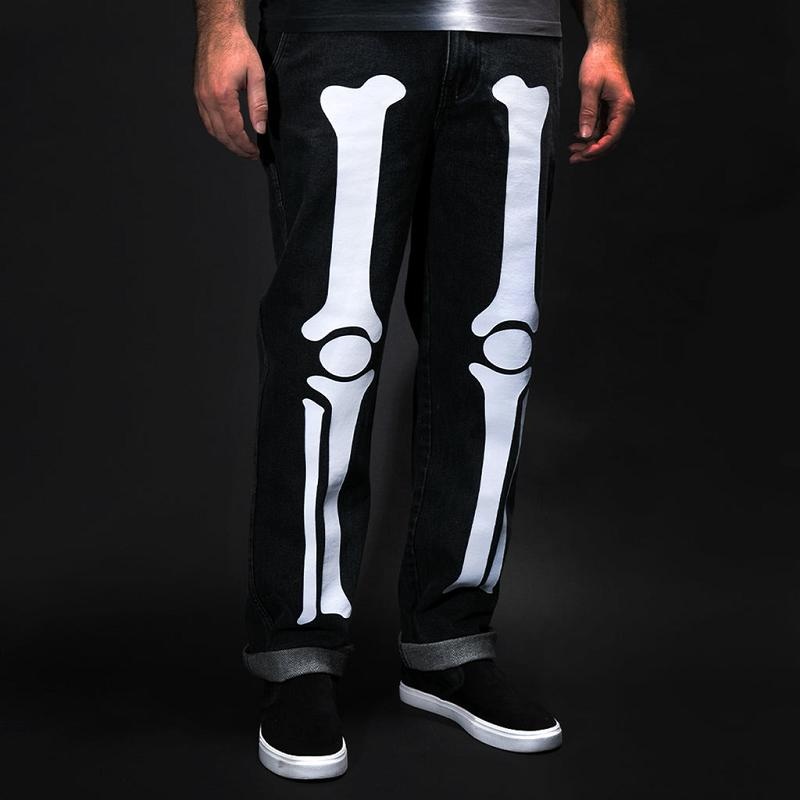 Black Wash Blue Ripndip Skelly Nerm Pants | USAGL2624