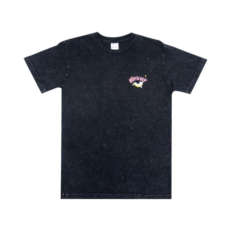 Black Wash Ripndip High On Life Shirts | USACE2758