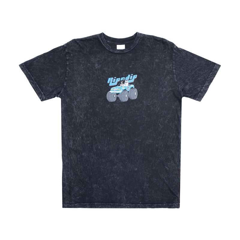 Black Wash Ripndip Nerm Cruiser Shirts | USAPQ2700