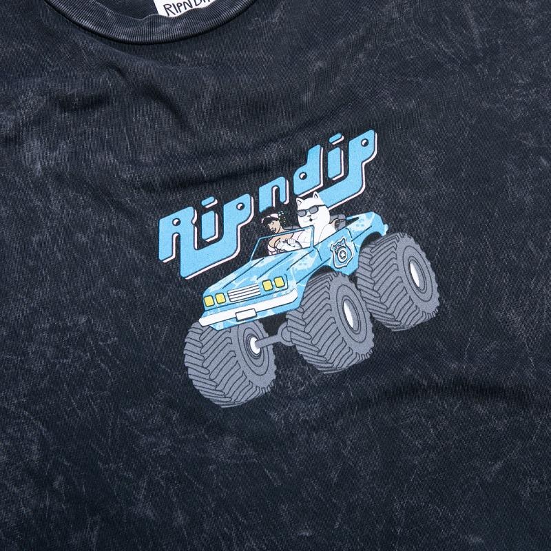 Black Wash Ripndip Nerm Cruiser Shirts | USAPQ2700