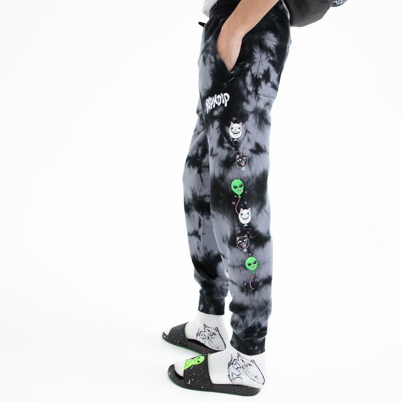 Black Wash Ripndip Super High Sweatpants | USAIS2888