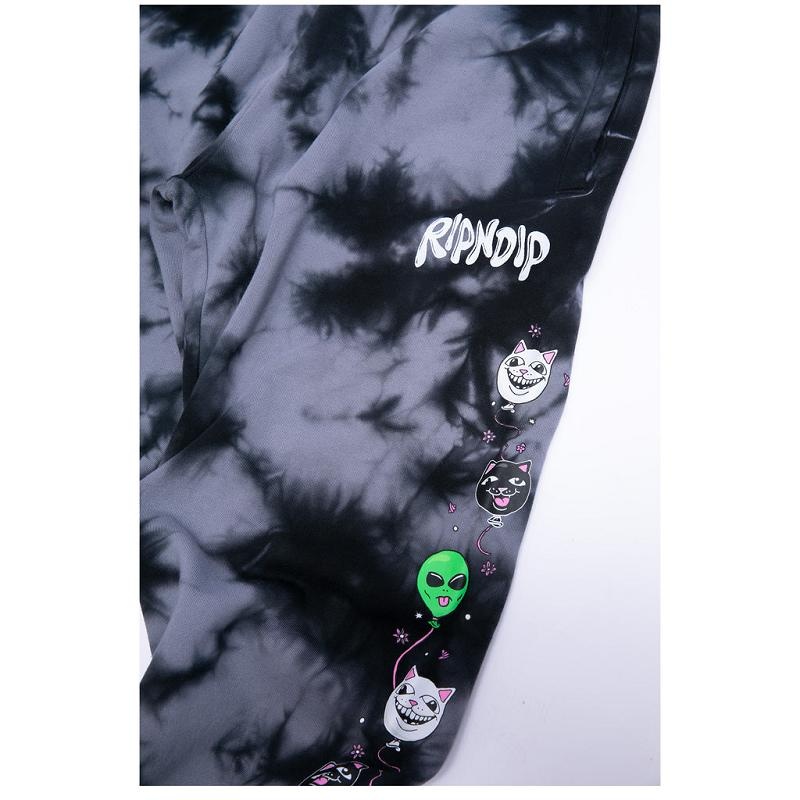 Black Wash Ripndip Super High Sweatpants | USAIS2888