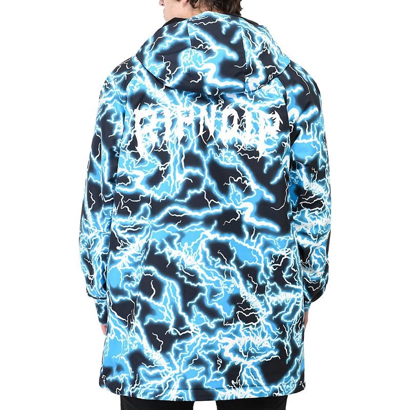 Black / Blue Ripndip Nikola Snowboard Jackets | USATV2529