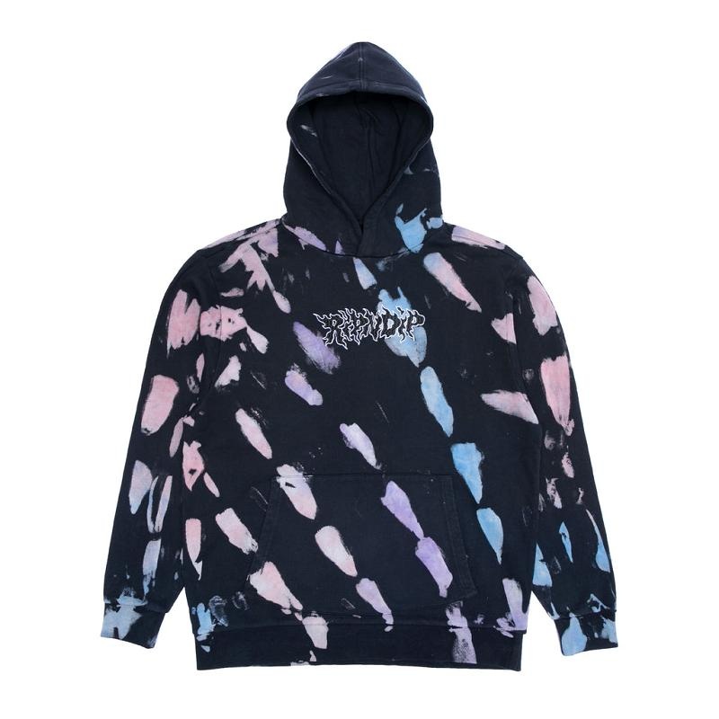 Black / Coral / Purple Ripndip Blaze Hoodie | USAZG2462