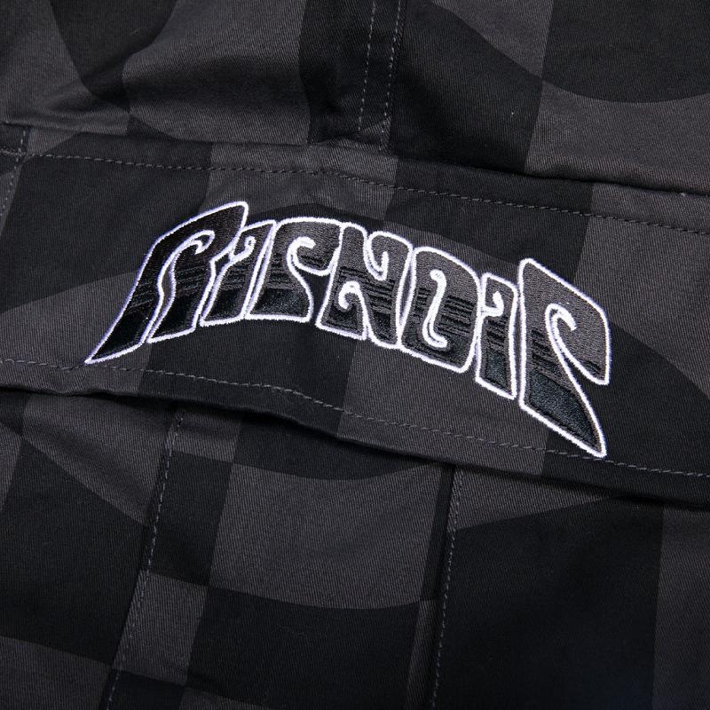 Black / Grey Ripndip Checked Cargo Pants | USANB2613