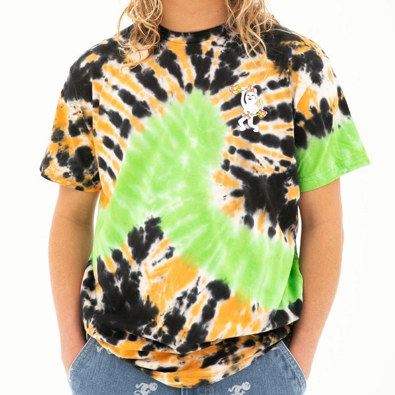 Black / Orange Ripndip Do You Even Lift Shirts | USAEX2654