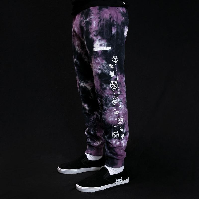 Black / Purple Ripndip Dance Forever Sweatpants | USAUT2889