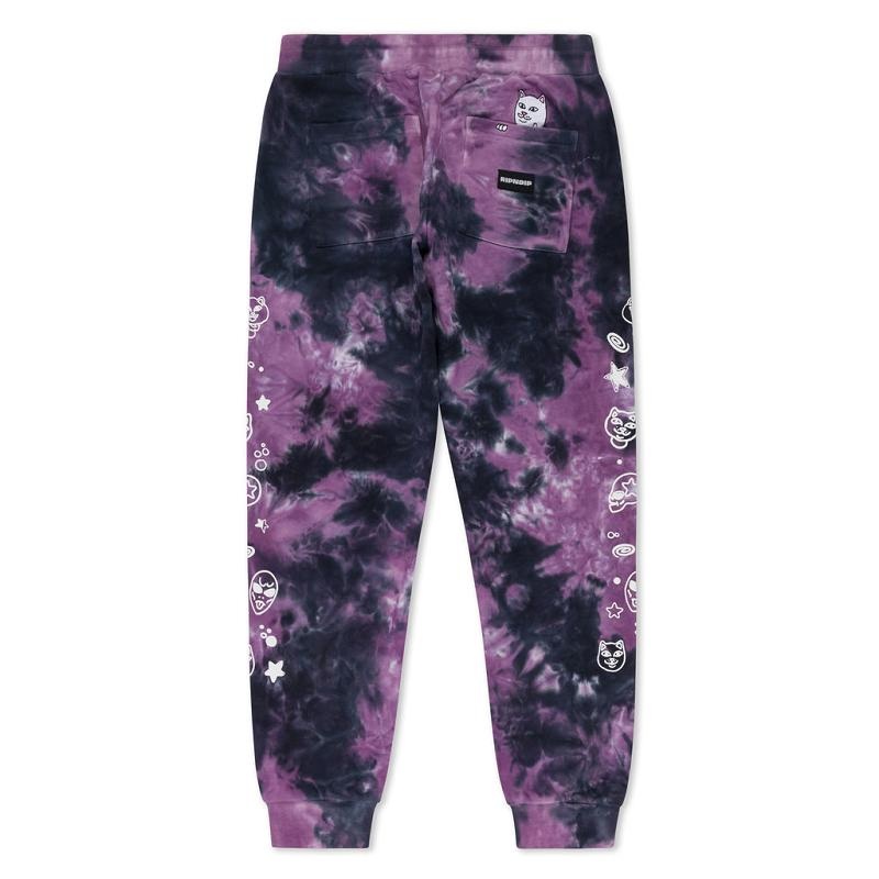 Black / Purple Ripndip Dance Forever Sweatpants | USAUT2889