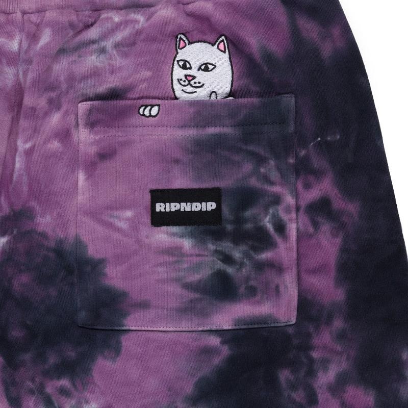 Black / Purple Ripndip Dance Forever Sweatpants | USAUT2889