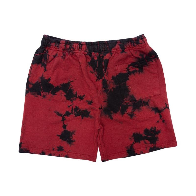 Black / Red Ripndip Nermzilla Sweat Shorts | USAHK2809