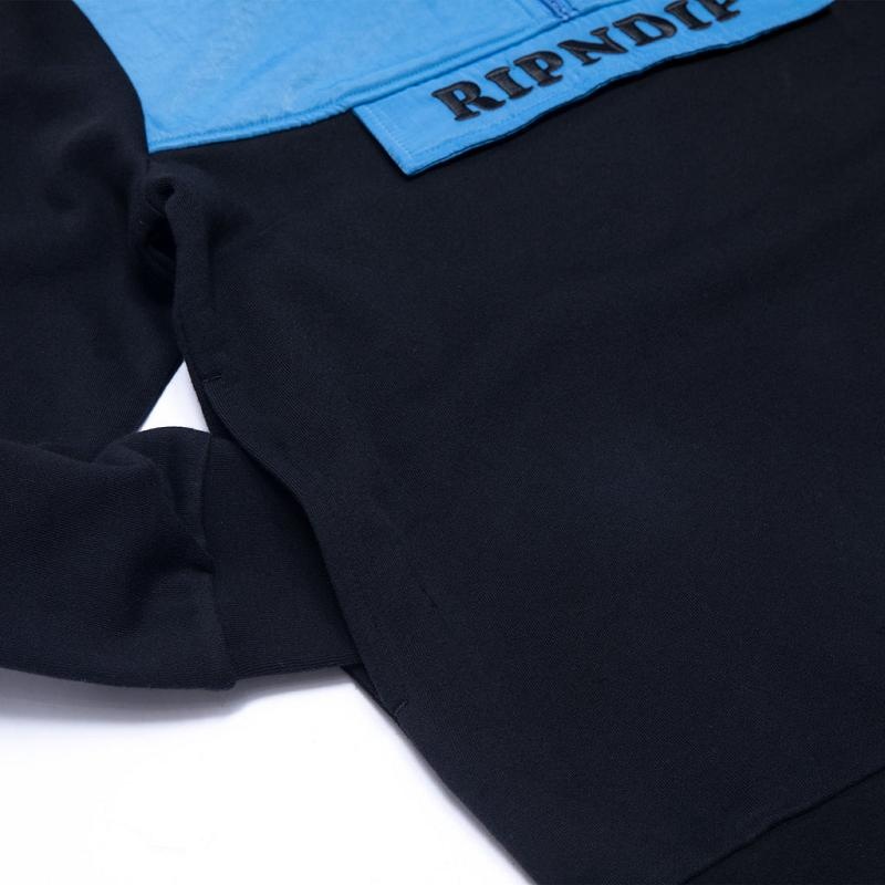 Blue Ripndip Beverly Half Zip Jackets | USAAP2497