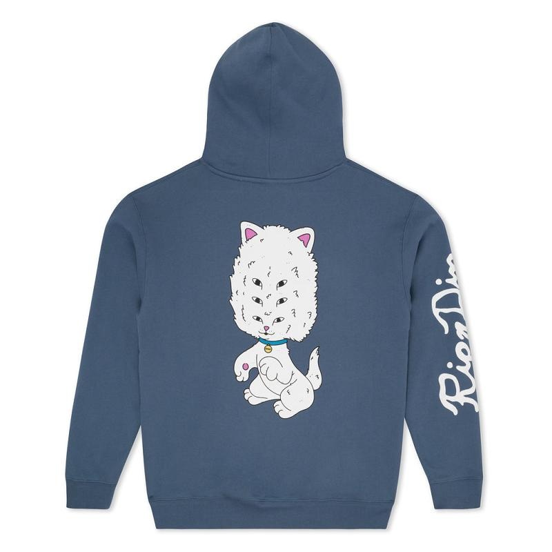 Blue Ripndip Big Head Hoodie | USALH2489