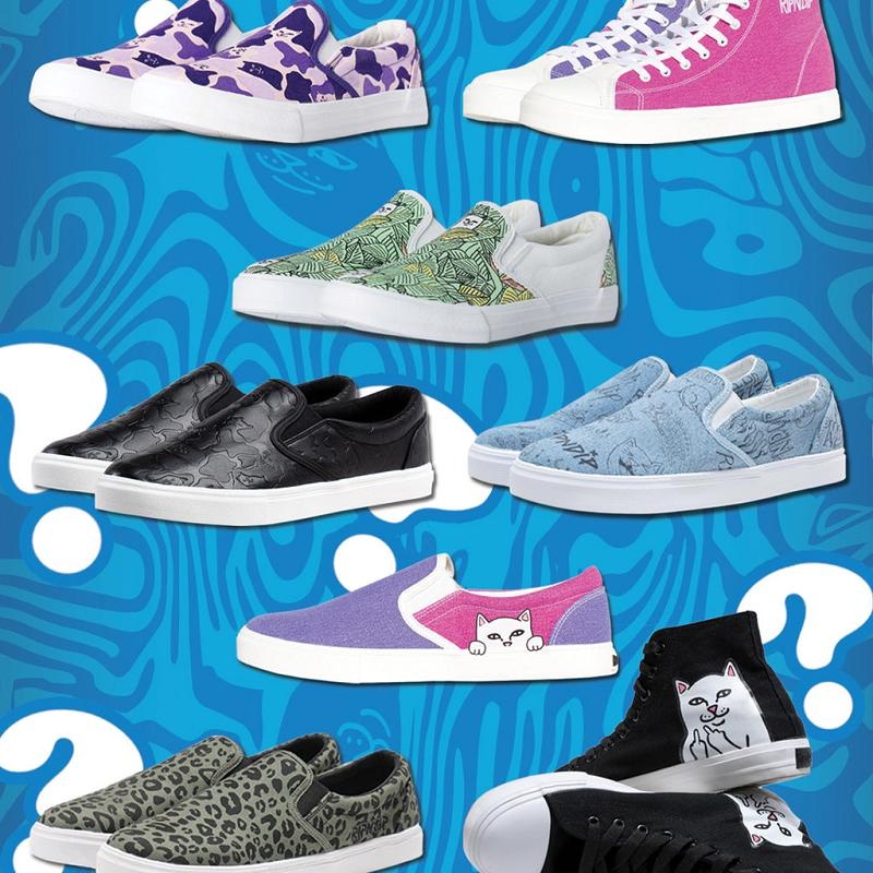 Blue Ripndip Footwear Mystery Box High Tops | USAQZ2966