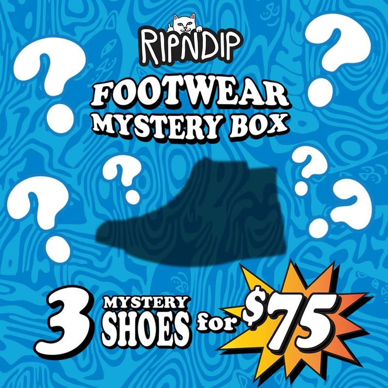 Blue Ripndip Footwear Mystery Box High Tops | USAQZ2966