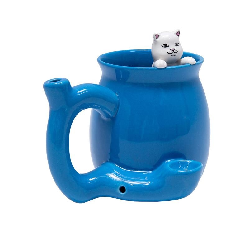 Blue Ripndip Got Greens Ceramic Coffee Mug Pipe Accessories | USAIS2215