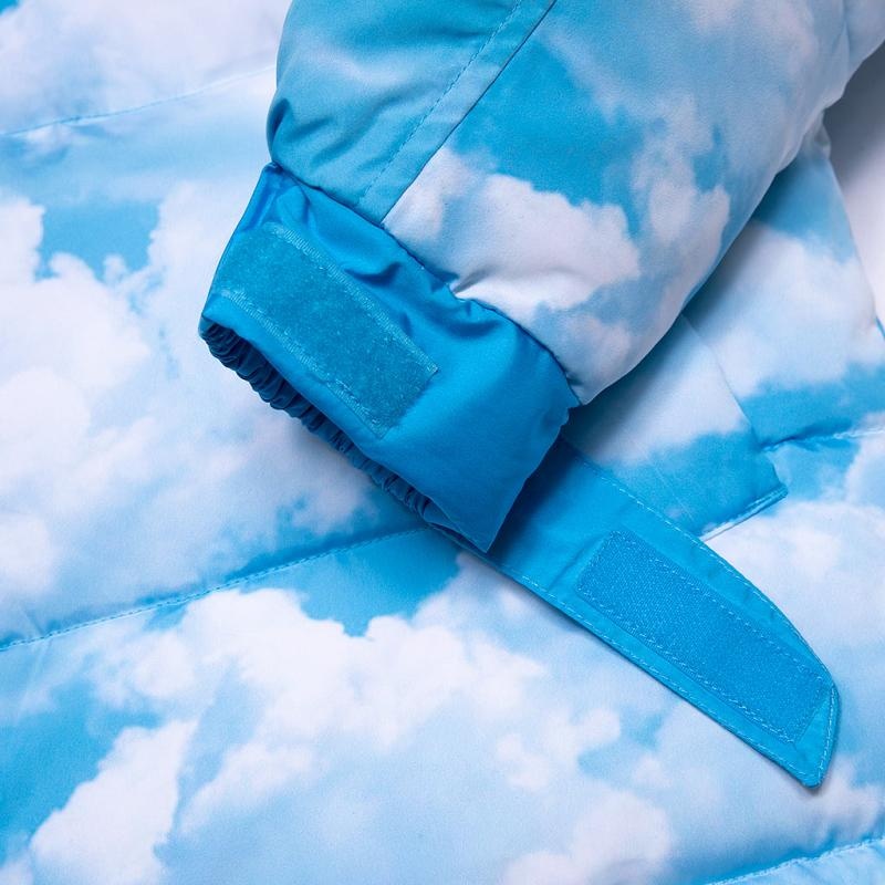 Blue Ripndip Heaven And Hell Puffer Jackets | USANB2509