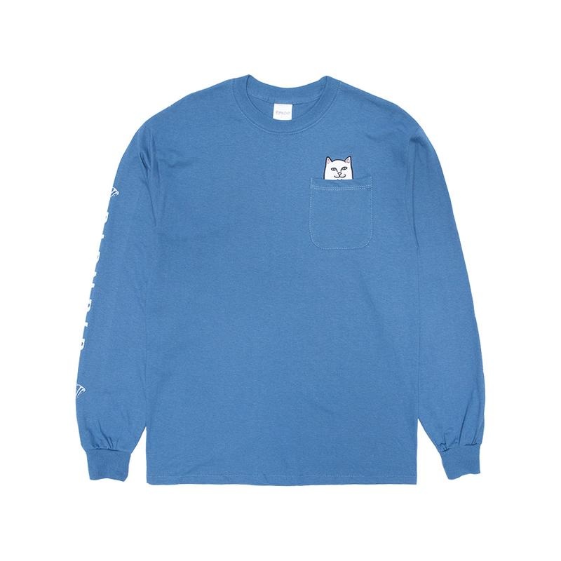 Blue Ripndip Lord Nermal Long Sleeve | USAAP2549