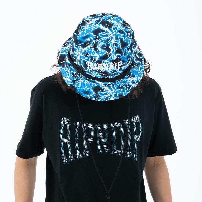 Blue Ripndip Nikola Boonie Bucket Hats | USAOR2932