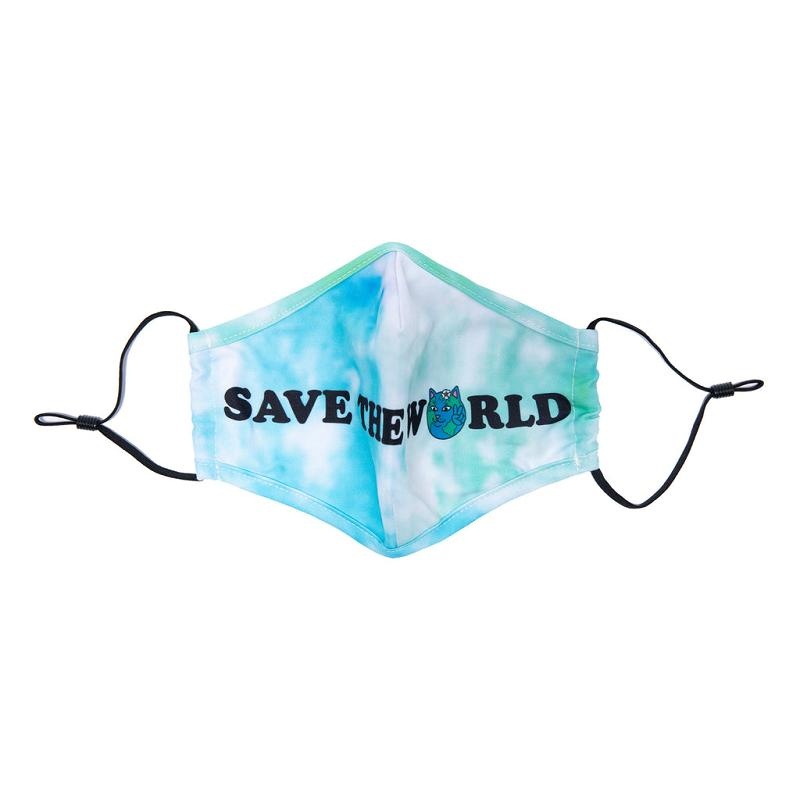 Blue Ripndip Save The World Face Mask Accessories | USAMA2103