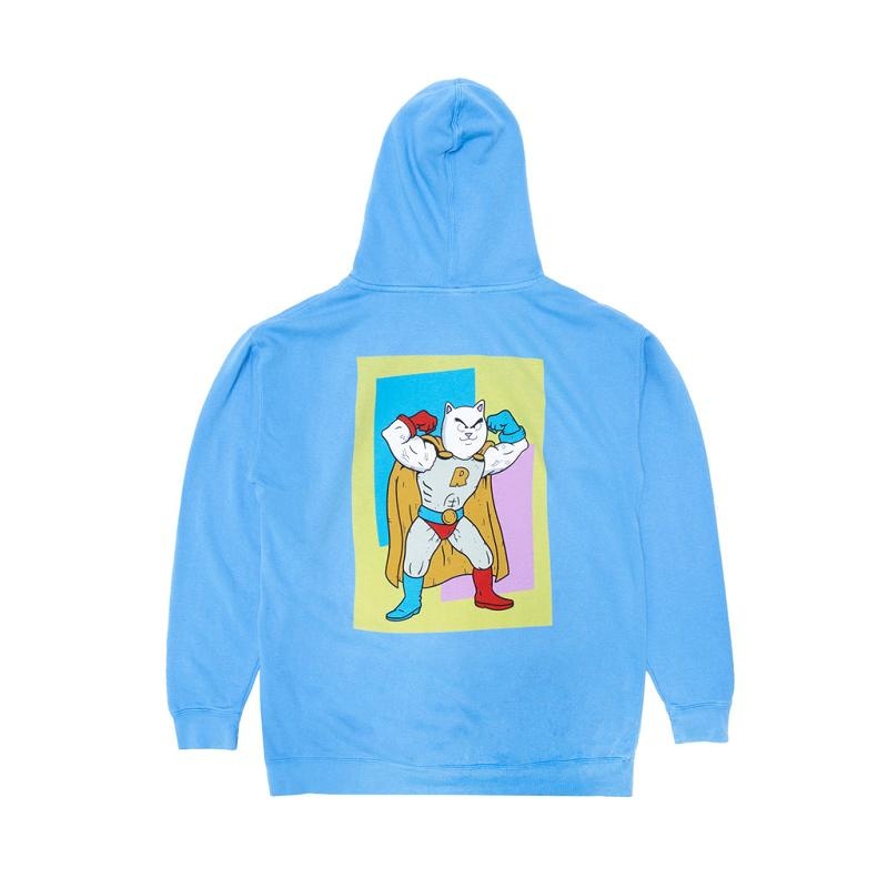 Blue Ripndip Sidekick Hoodie | USAOR2395