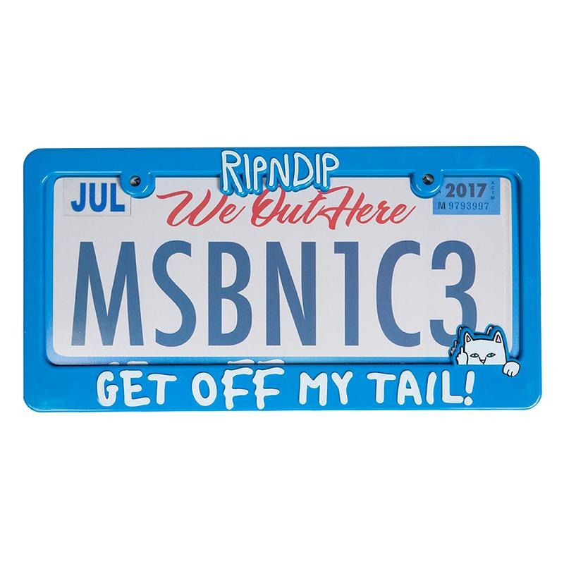 Blue Ripndip Tailgater License Plate Frame Accessories | USAZG2097