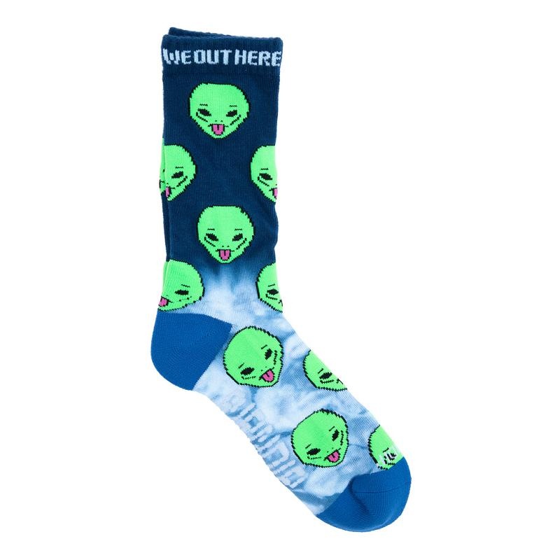 Blue Ripndip We Out Here Socks | USAVD2329