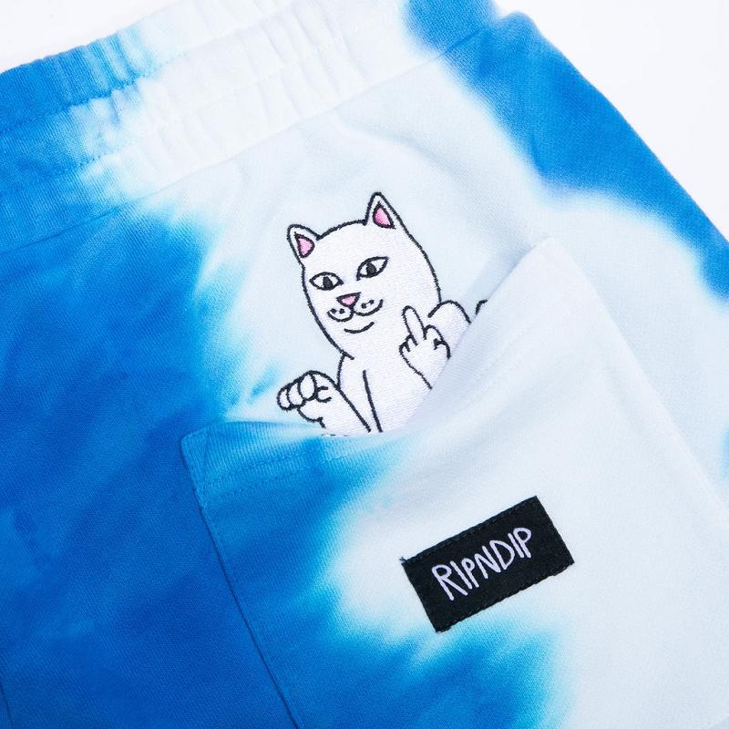 Blue Stripes Ripndip Wilshire Sweat Shorts | USANB2826