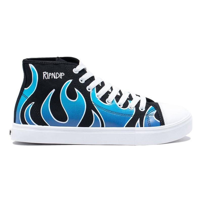 Blue / Black Ripndip Lord Nermal Hades High Top High Tops | USAWY2965