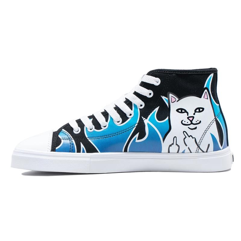 Blue / Black Ripndip Lord Nermal Hades High Top High Tops | USAWY2965