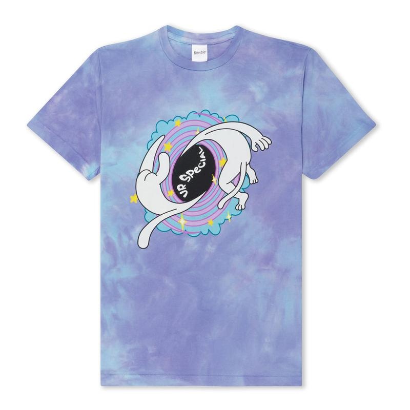 Blue / Lavender Ripndip Special Vortex Shirts | USAZG2760