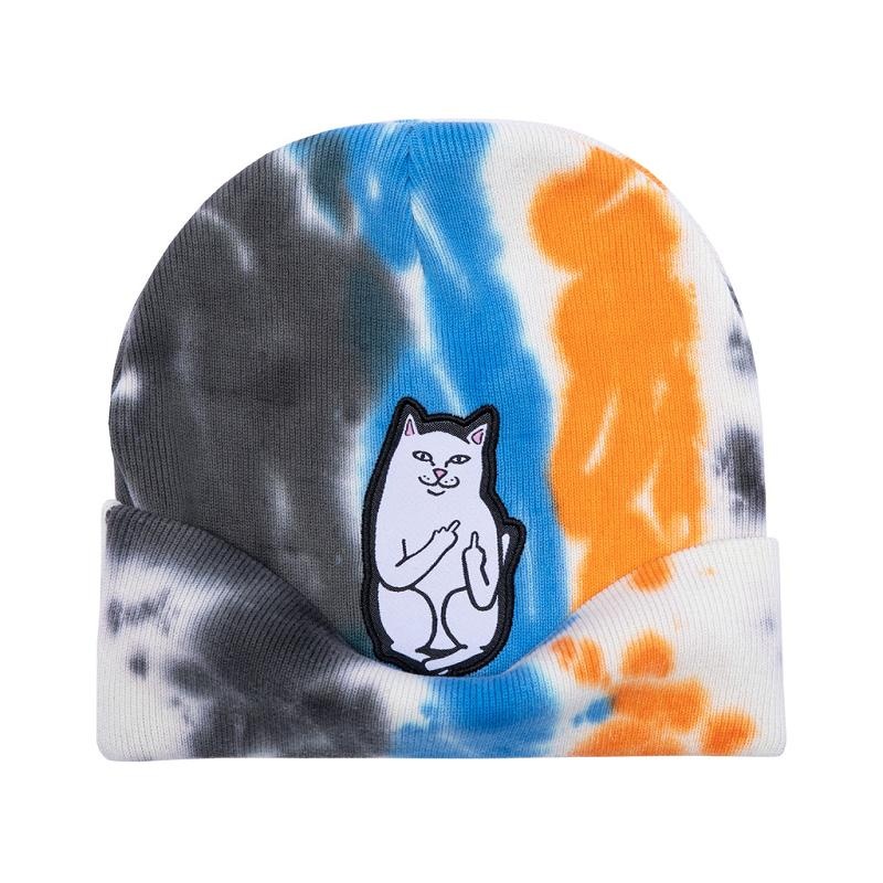 Blue / Orange Ripndip Lord Nermal Beanie | USAIS2915