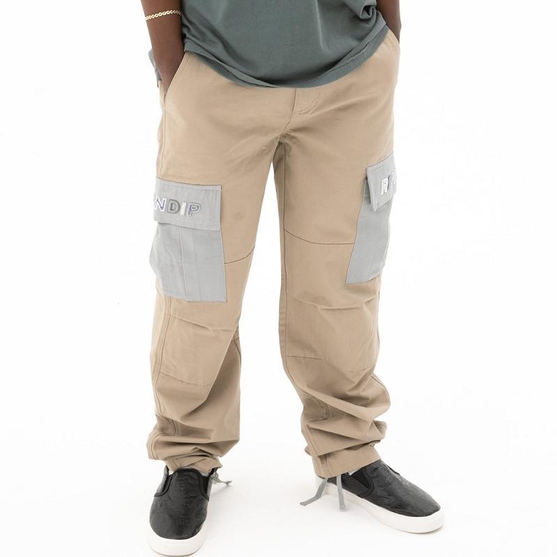 Brown Ripndip Holy Cargo Pants | USAYU2606