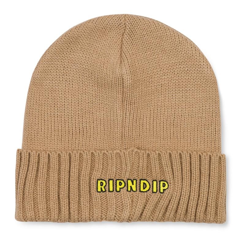 Brown Ripndip Lady Friend Beanie | USANB2924