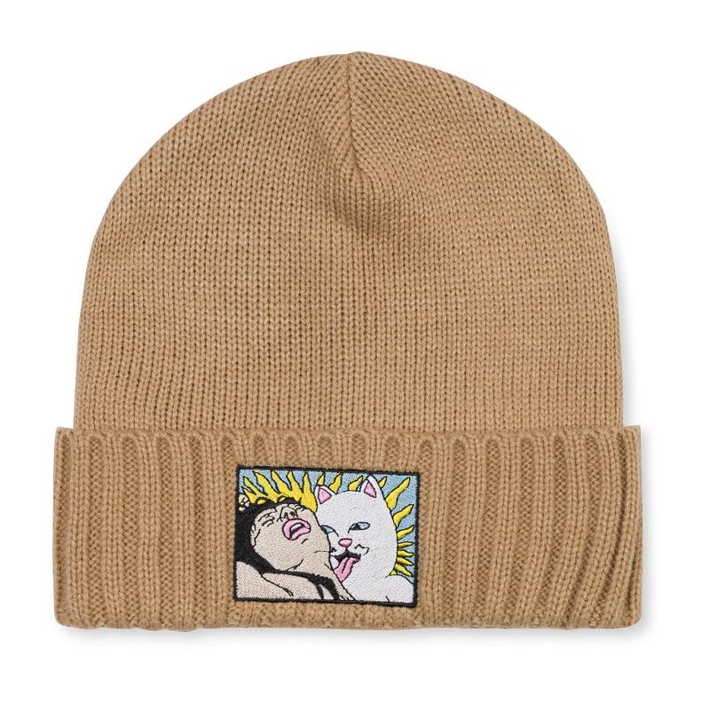 Brown Ripndip Lady Friend Beanie | USANB2924