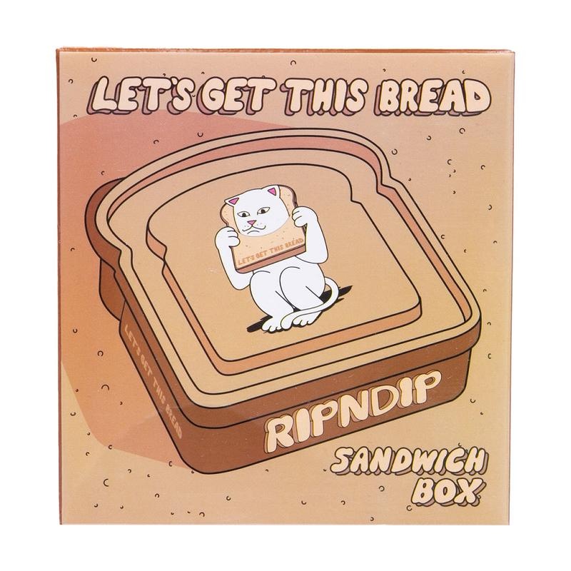 Brown Ripndip Lets Get This Bread Sandwich Box Accessories | USAAP2192