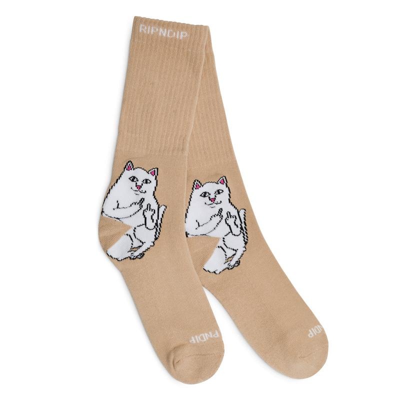 Brown Ripndip Lord Nermal Socks | USAFM2364