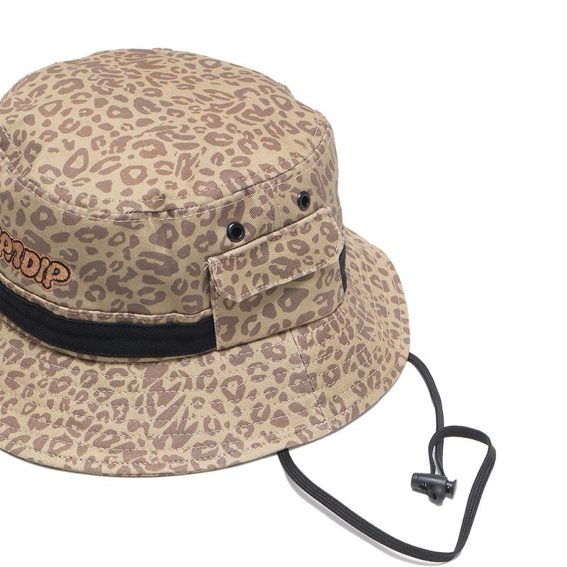 Brown Ripndip Spotted Boonie Bucket Hats | USATV2936