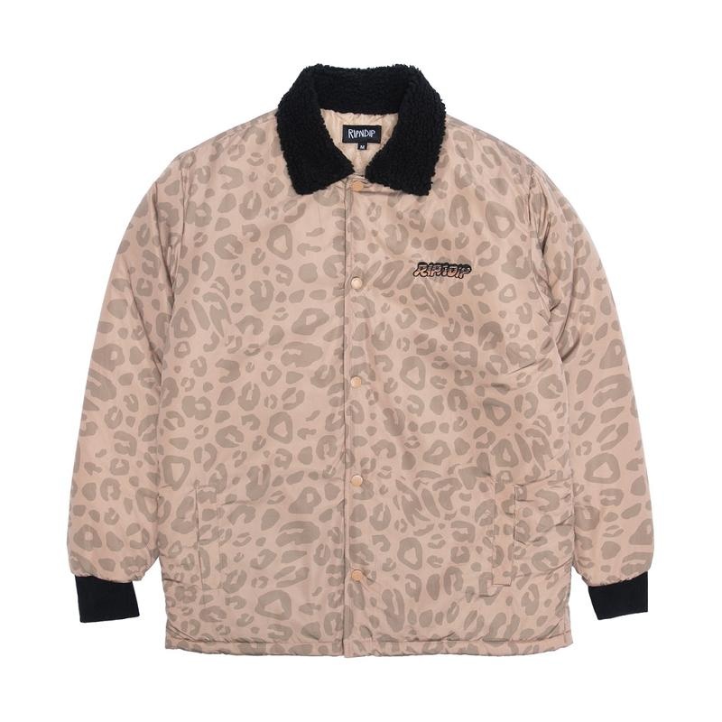 Brown Ripndip Spotted Button Down Jackets | USAGL2519