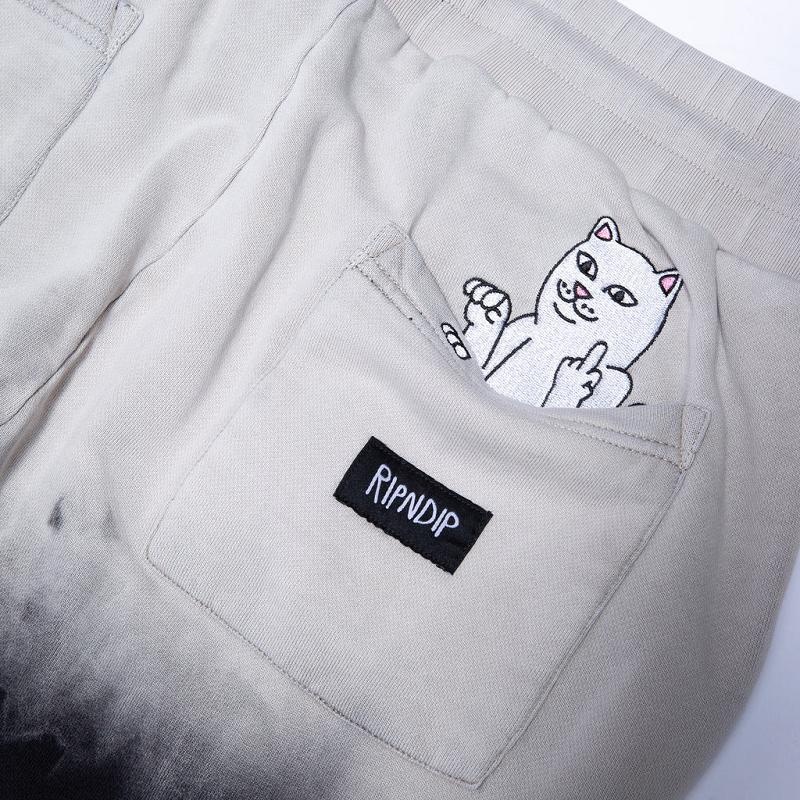 Brown / Black Stripes Ripndip Ripntail Sweatpants | USAHK2880