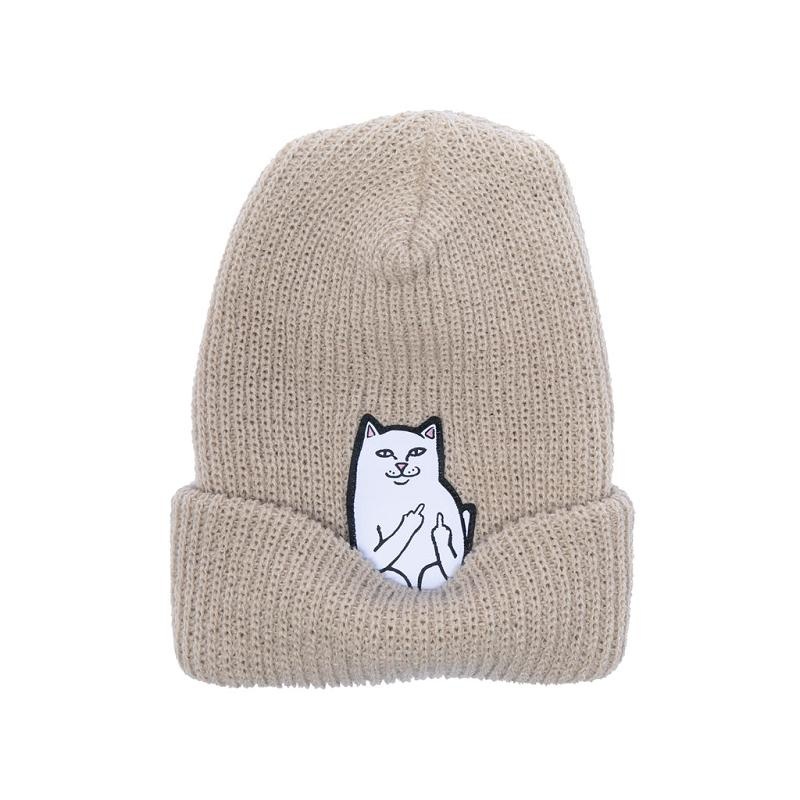 Cream Ripndip Lord Nermal Beanie | USACE2900